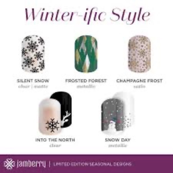 Jamberry Partial Sheet Nail Wraps - Into the North - Picture 10 of 10
